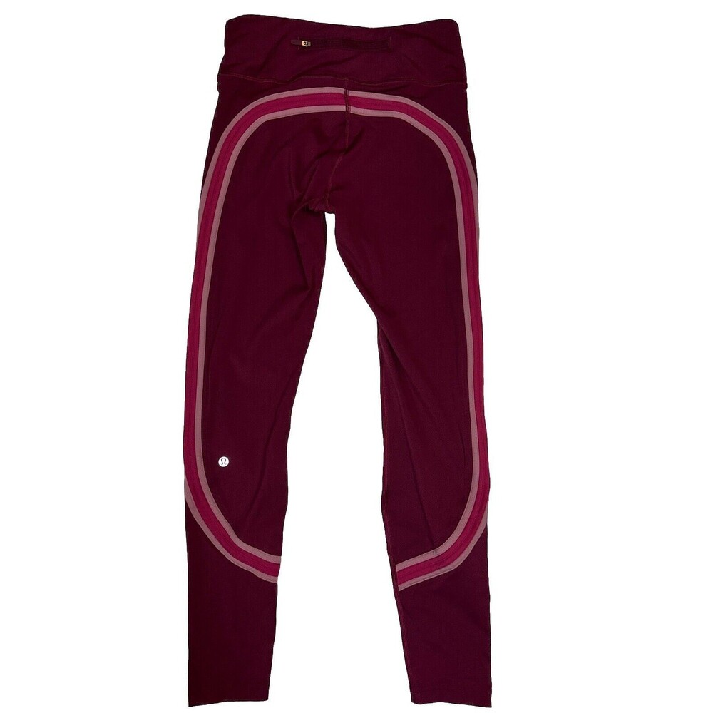 Lululemon Athletica Burgundy Leggings